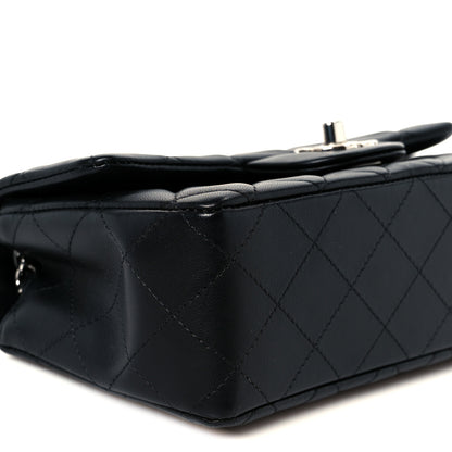Chanel Lambskin Quilted Mini Rectangular Flap Black 10 of 12