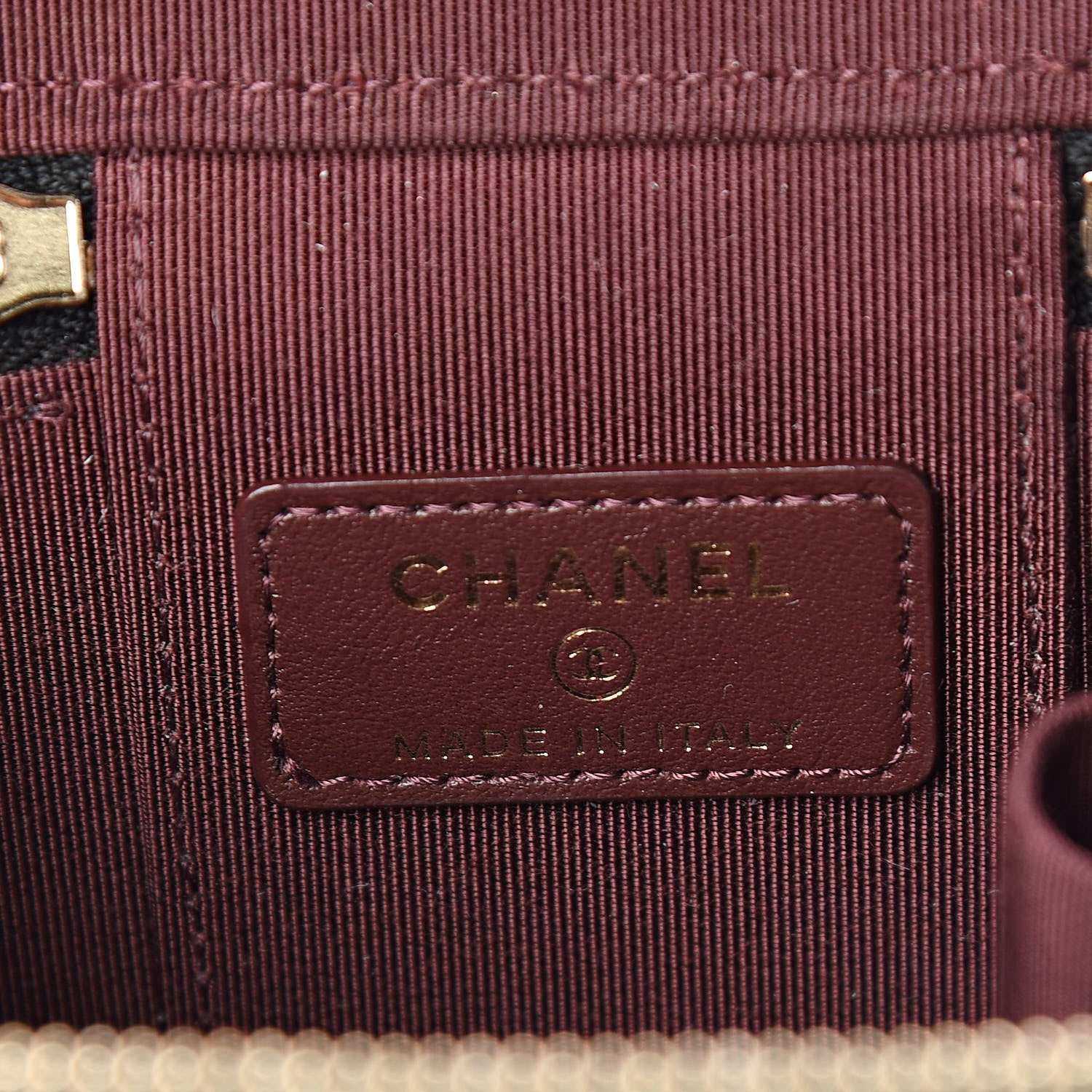 Chanel Caviar Quilted Mini Vanity Case With Chain Black 6 of 11