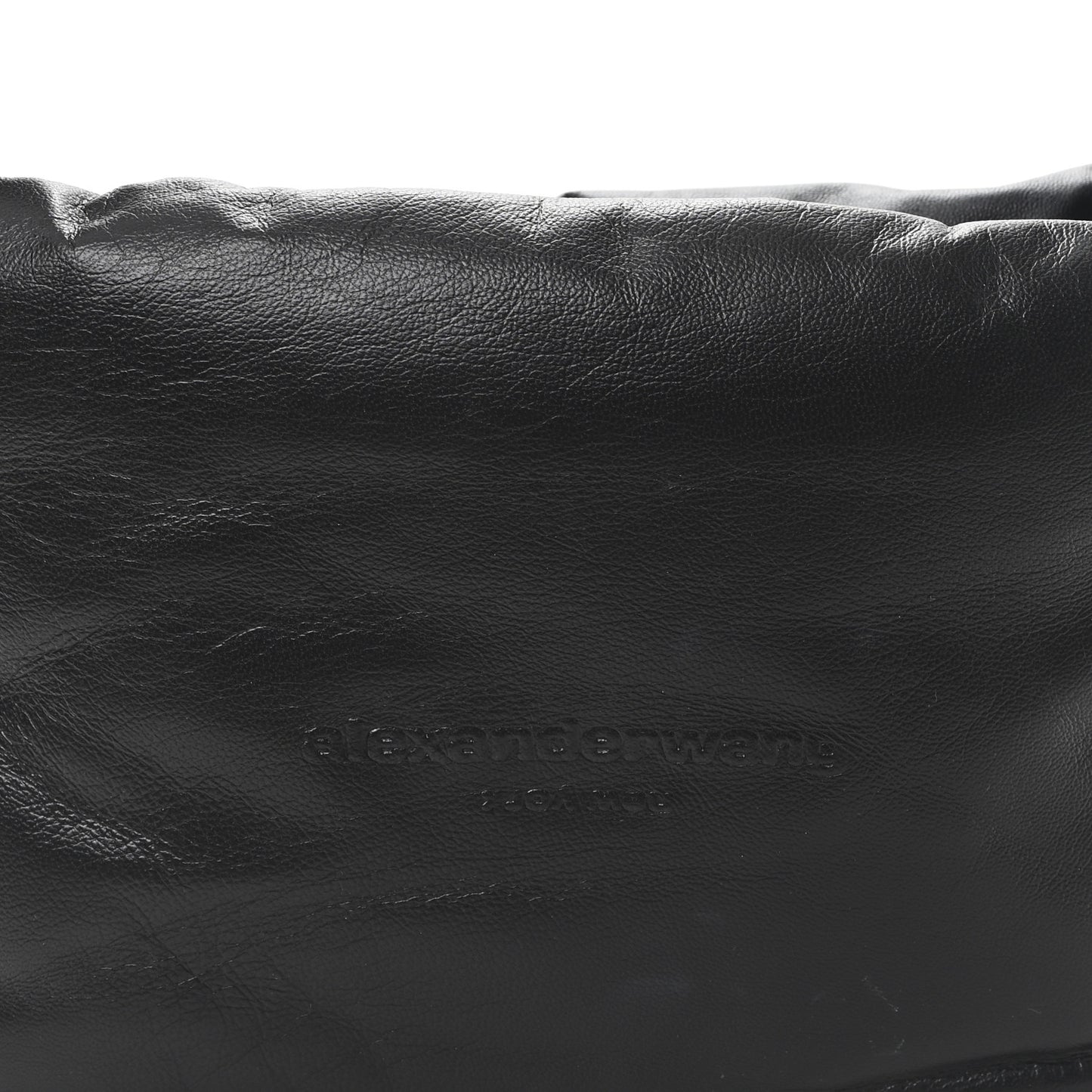 Lambskin Small Ryan Puffer Bag Black