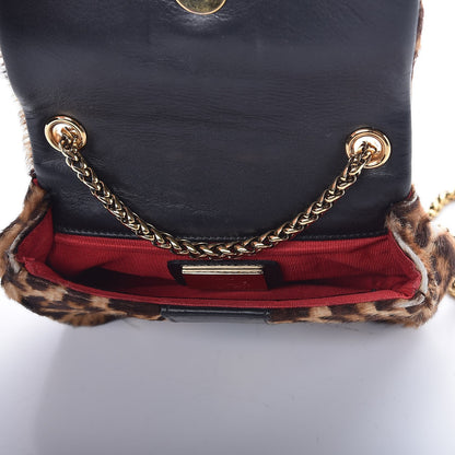 Christian Louboutin Calf Hair Leopard Print Sweet Charity Crossbody Bag 5 of 12