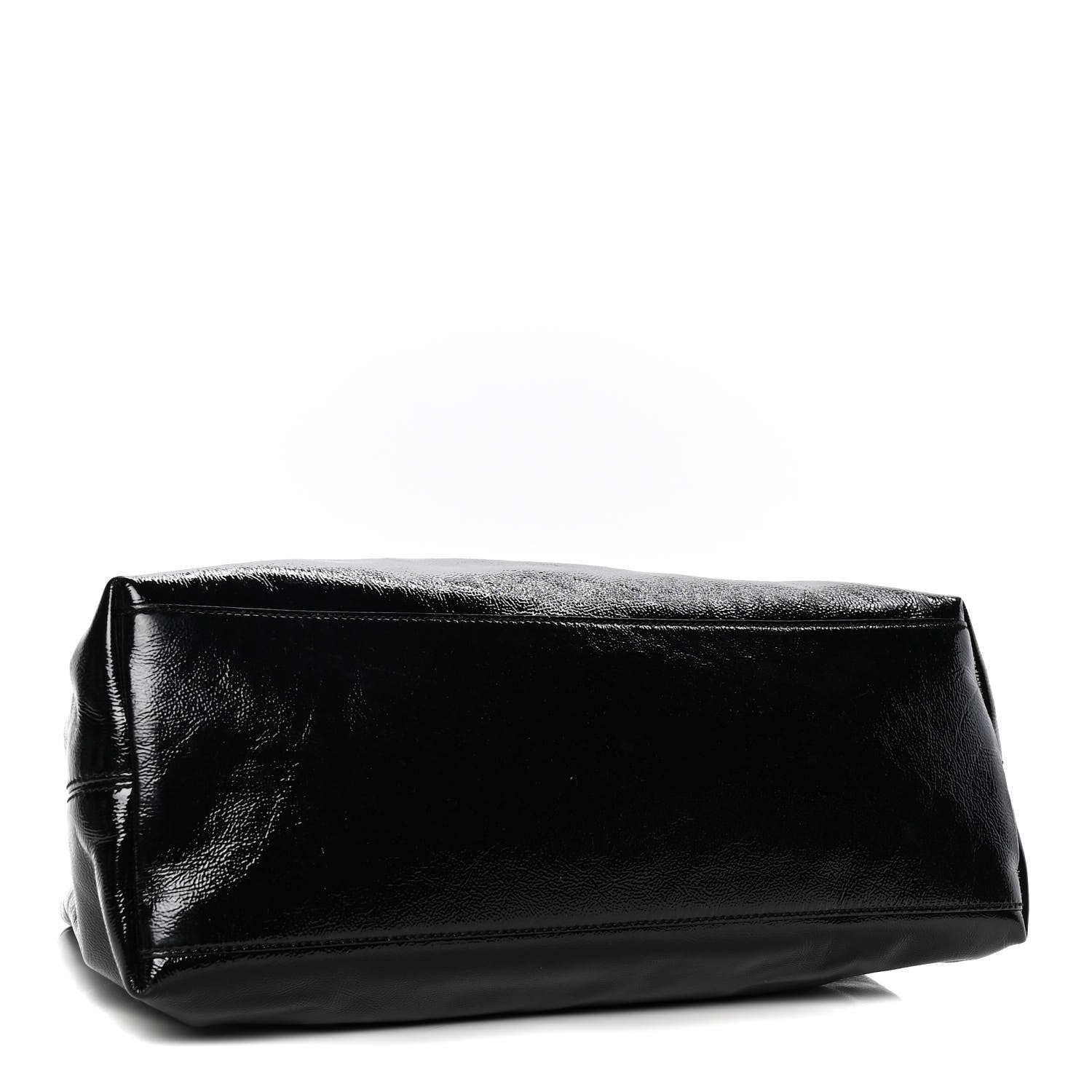 Gucci Patent Medium Soho Chain Shoulder Bag Black 4 of 9