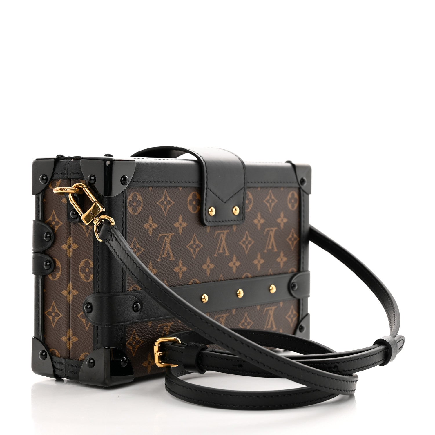 Louis Vuitton Monogram Petite Malle Black 3 of 11