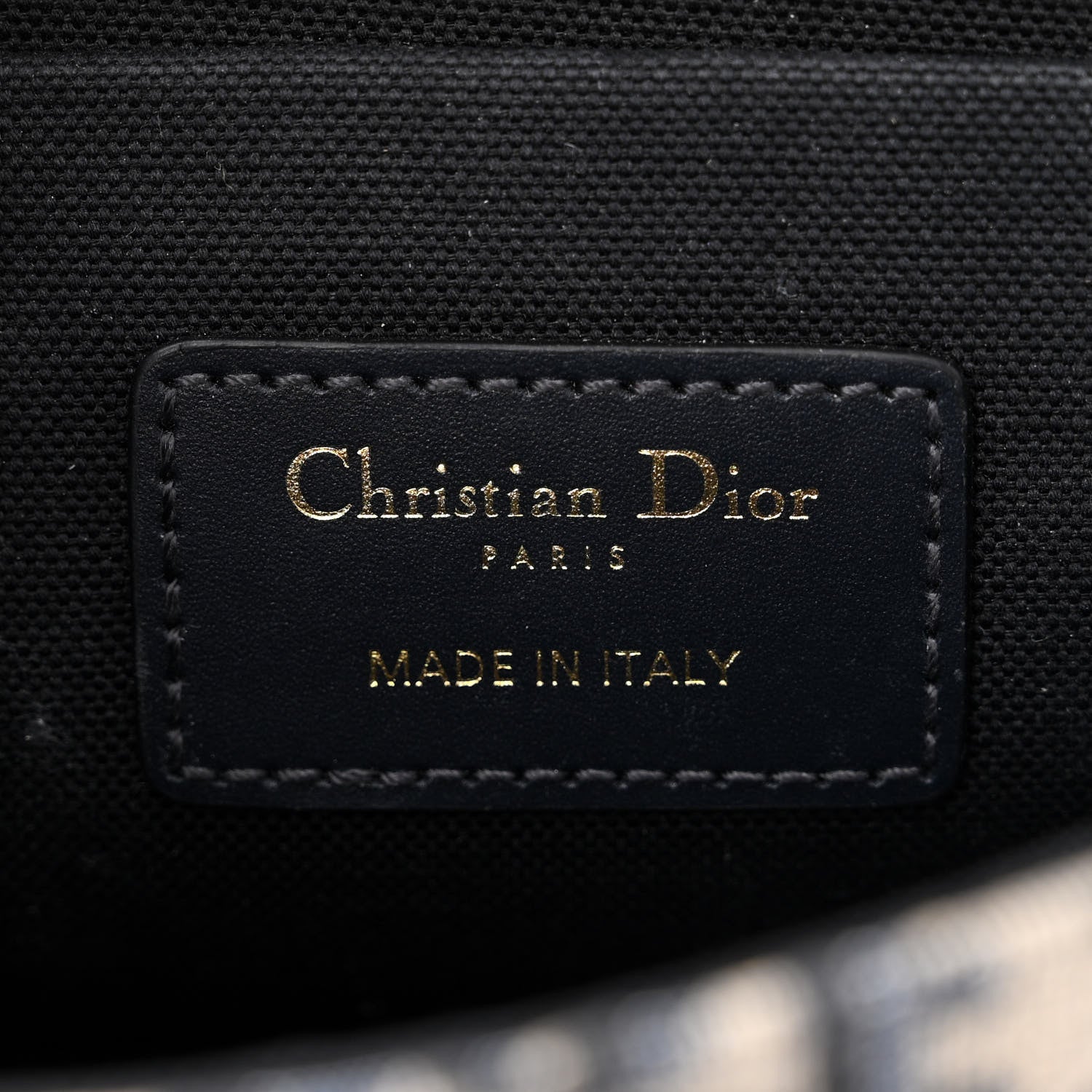 Christian Dior Oblique 30 Montaigne East West Chain Flap Bag Blue 6 of 14