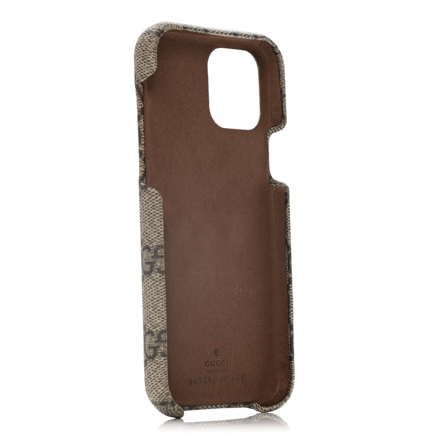 GG Supreme Monogram Marmont iPhone 12/12 Pro Case Black