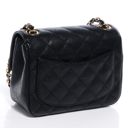 Chanel Caviar Quilted Mini Square Flap Bag Black 4 of 20
