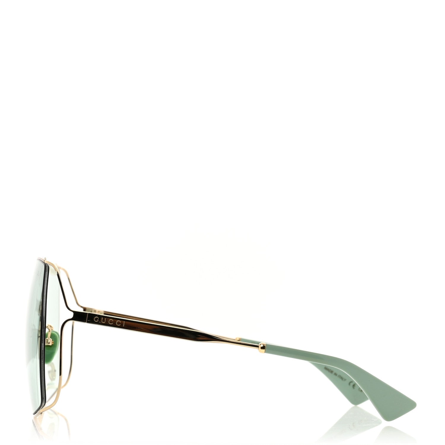Gucci Metal Sunglasses GG0817S Green 6 of 7