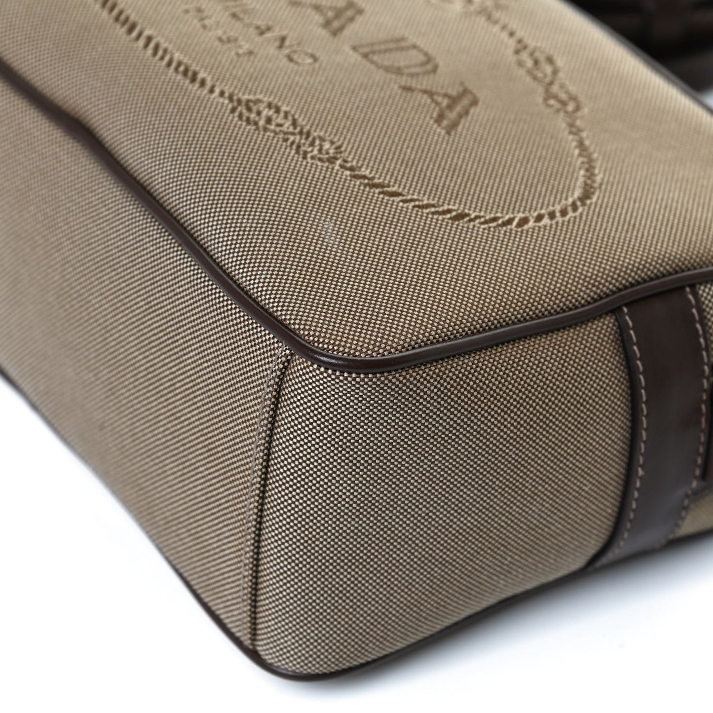 Jacquard Logo Camera Bag Corda Bruciato