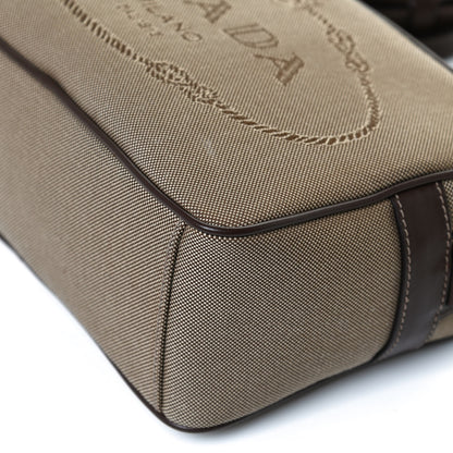 Prada Jacquard Logo Camera Bag Corda Bruciato 10 of 11