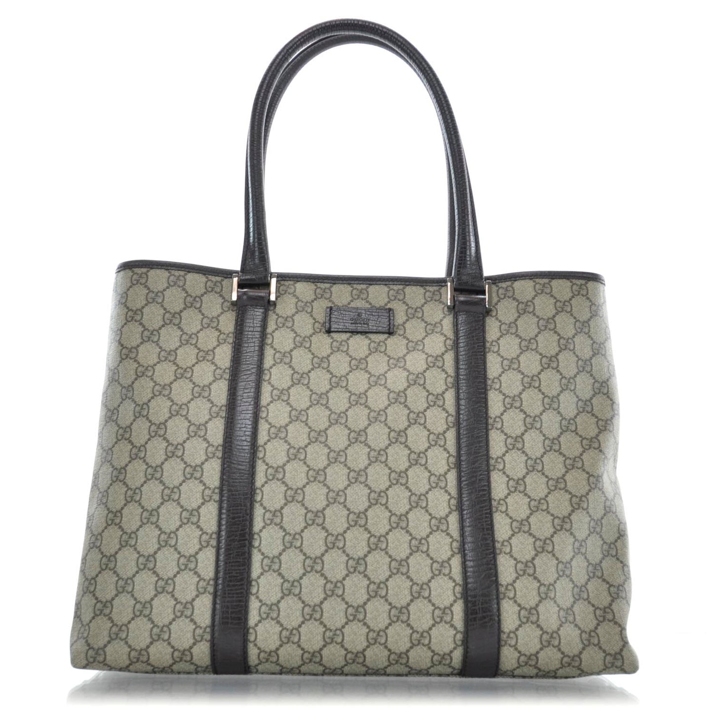 GG Plus Monogram Medium Joy Tote Dark Brown