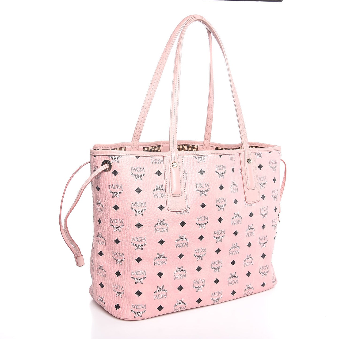 Visetos Medium Reversible Liz Shopper Tote Pink
