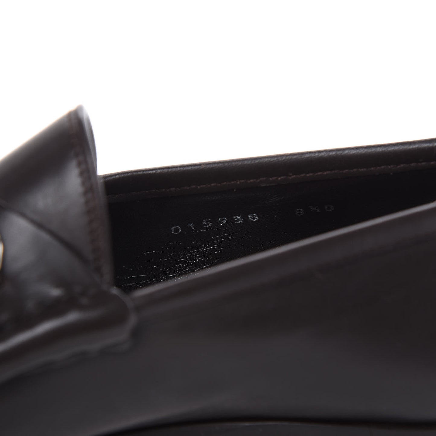 Calfskin Mens 1953 Horsebit Loafers 8.5 Marrone