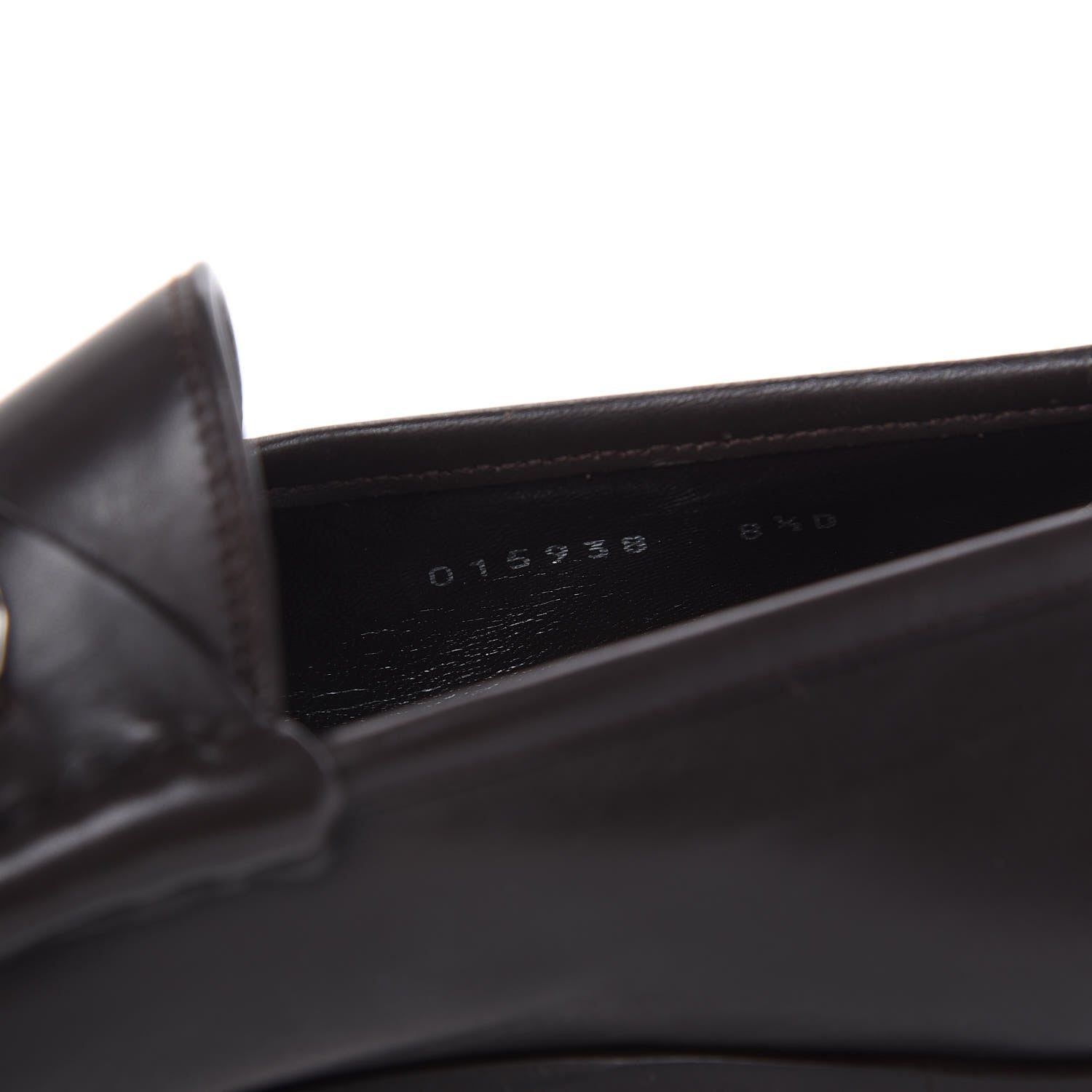 Gucci Calfskin Mens 1953 Horsebit Loafers 8.5 Marrone 9 of 10