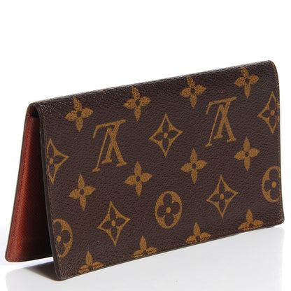 Louis Vuitton Monogram Simple Checkbook Holder Wallet 3 of 7