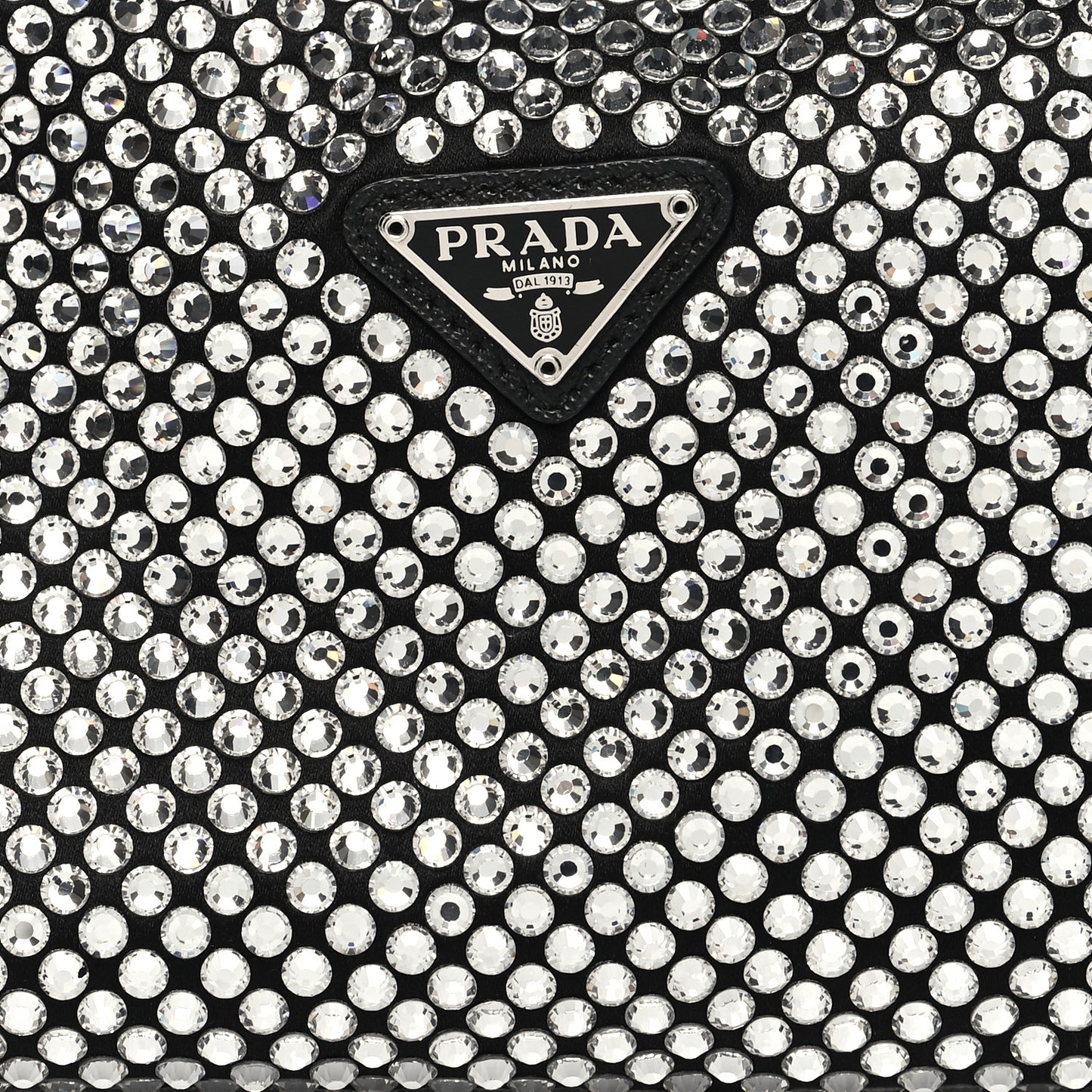 Satin Crystal Mini Re-Edition 2000 Bag Cristal