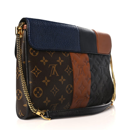 Louis Vuitton Monogram Blocks Pochette Plate Marine 3 of 8