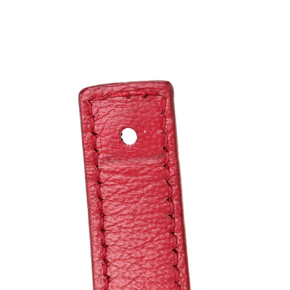 Celine Goatskin Medium Classic Box Flap Bag Dark Pink 12 of 13