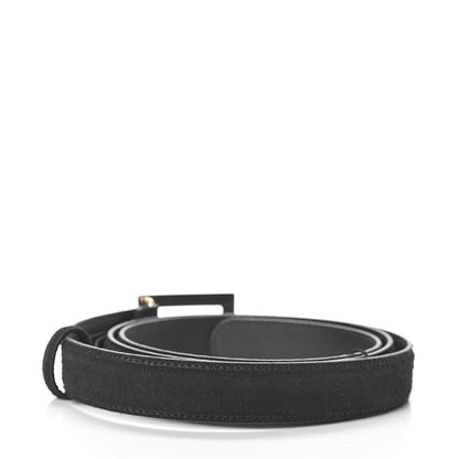 Gucci Suede Icaro G Cube 25mm Belt 105 42 2 of 5