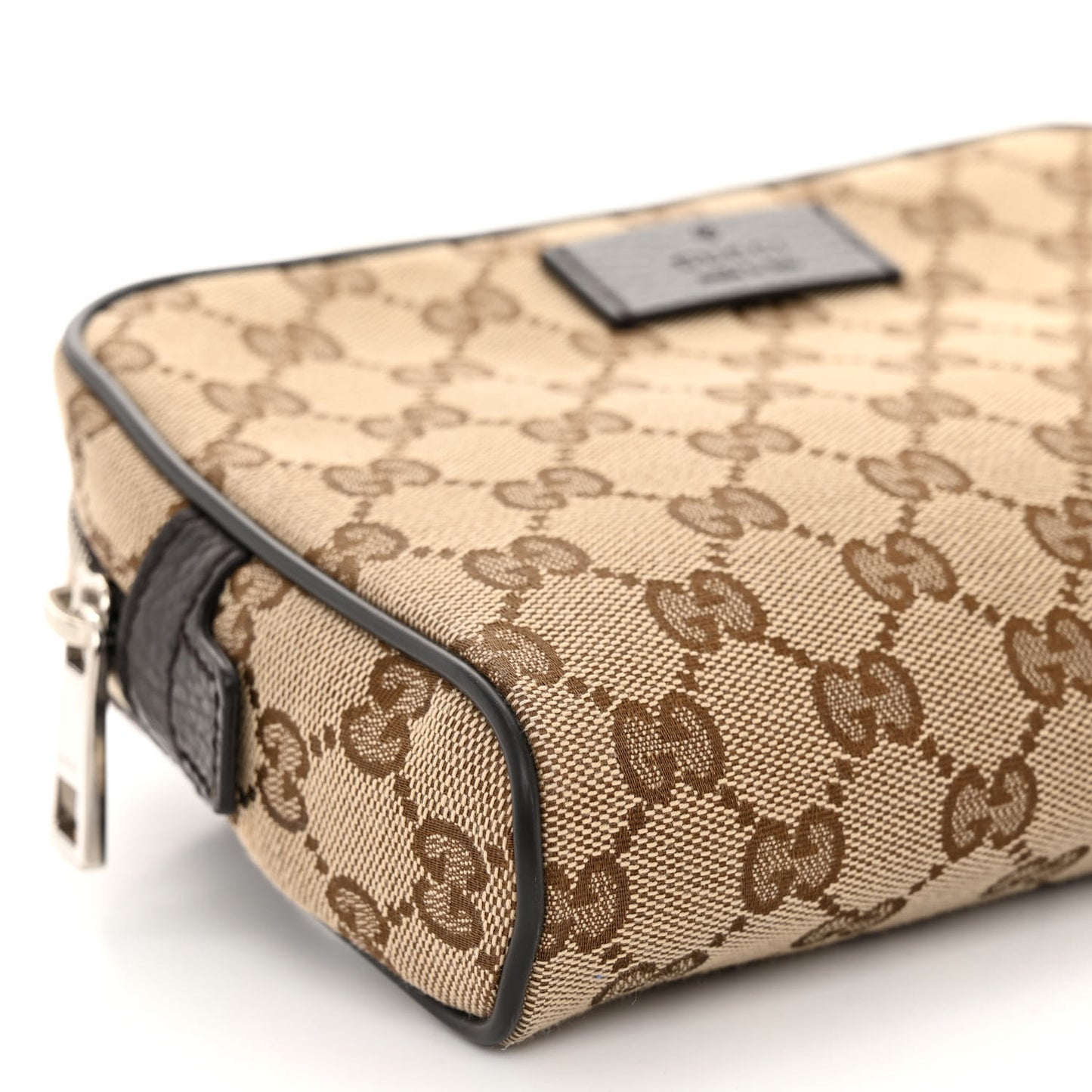 Monogram Dollar Calfskin Belt Bag Beige Ebony Testa di Moro Marrone Scuro
