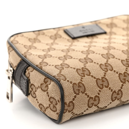 Gucci Monogram Dollar Calfskin Belt Bag Beige Ebony Testa di Moro Marrone Scuro 9 of 11