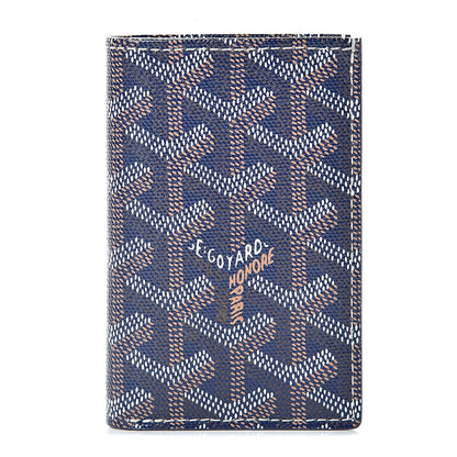 Goyard Goyardine Saint Pierre Card Holder Navy 1 of 6