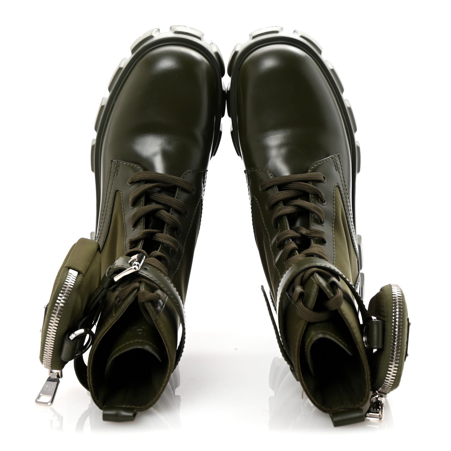 Spazzolato Rois Re-Nylon Metal Triangle Logo Monolith Pouch Pocket 55mm Boots 37.5 Militare