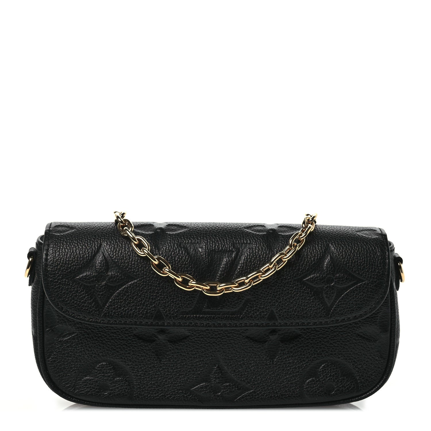 Louis Vuitton Empreinte Monogram Giant Ivy Wallet On Chain Black 1 of 10