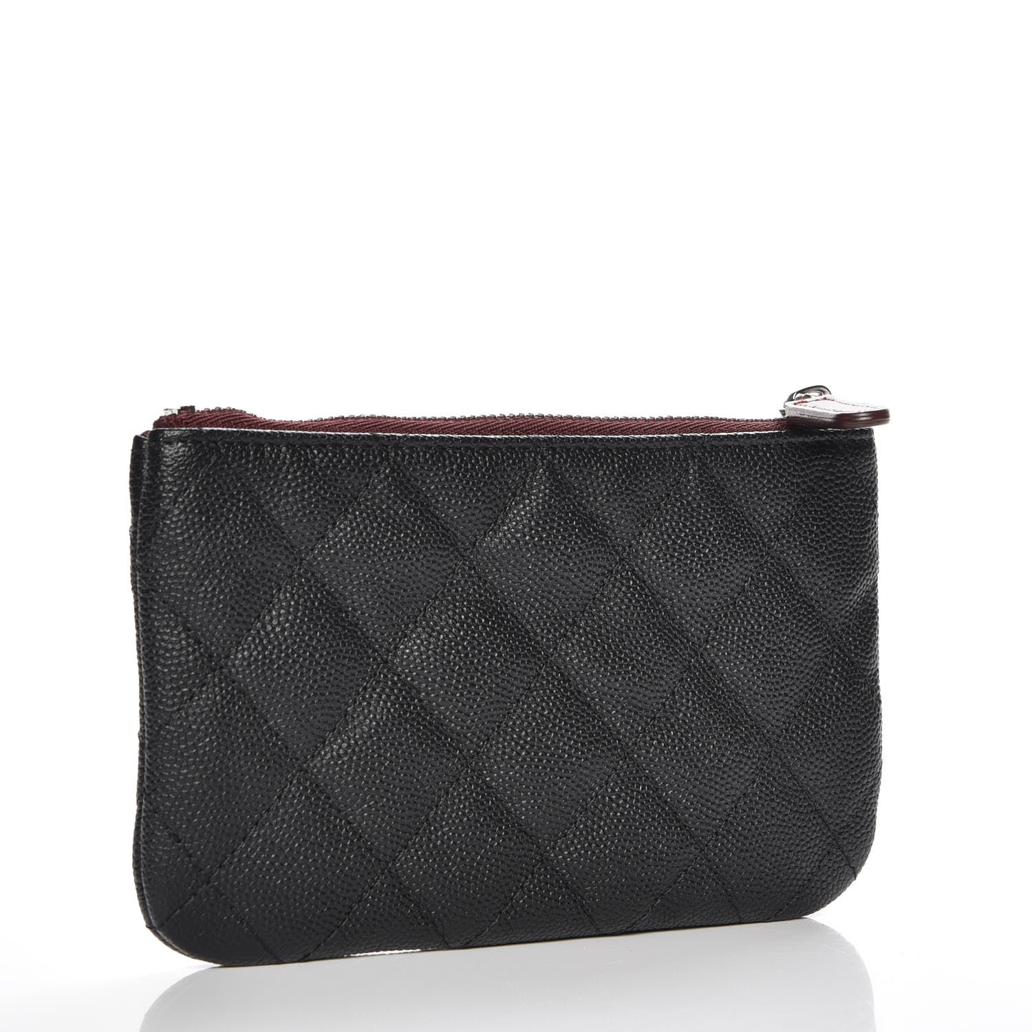 Chanel Caviar Quilted Small Cosmetic Case Black 3 of 8