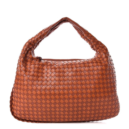 Bottega Veneta Nappa Intrecciato Bi-Color Medium Veneta Hobo Rust Clay 1 of 11