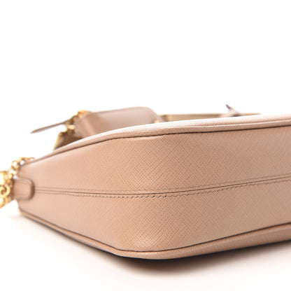 Prada Saffiano Re-Edition 2005 Shoulder Bag Cammeo Beige 6 of 10