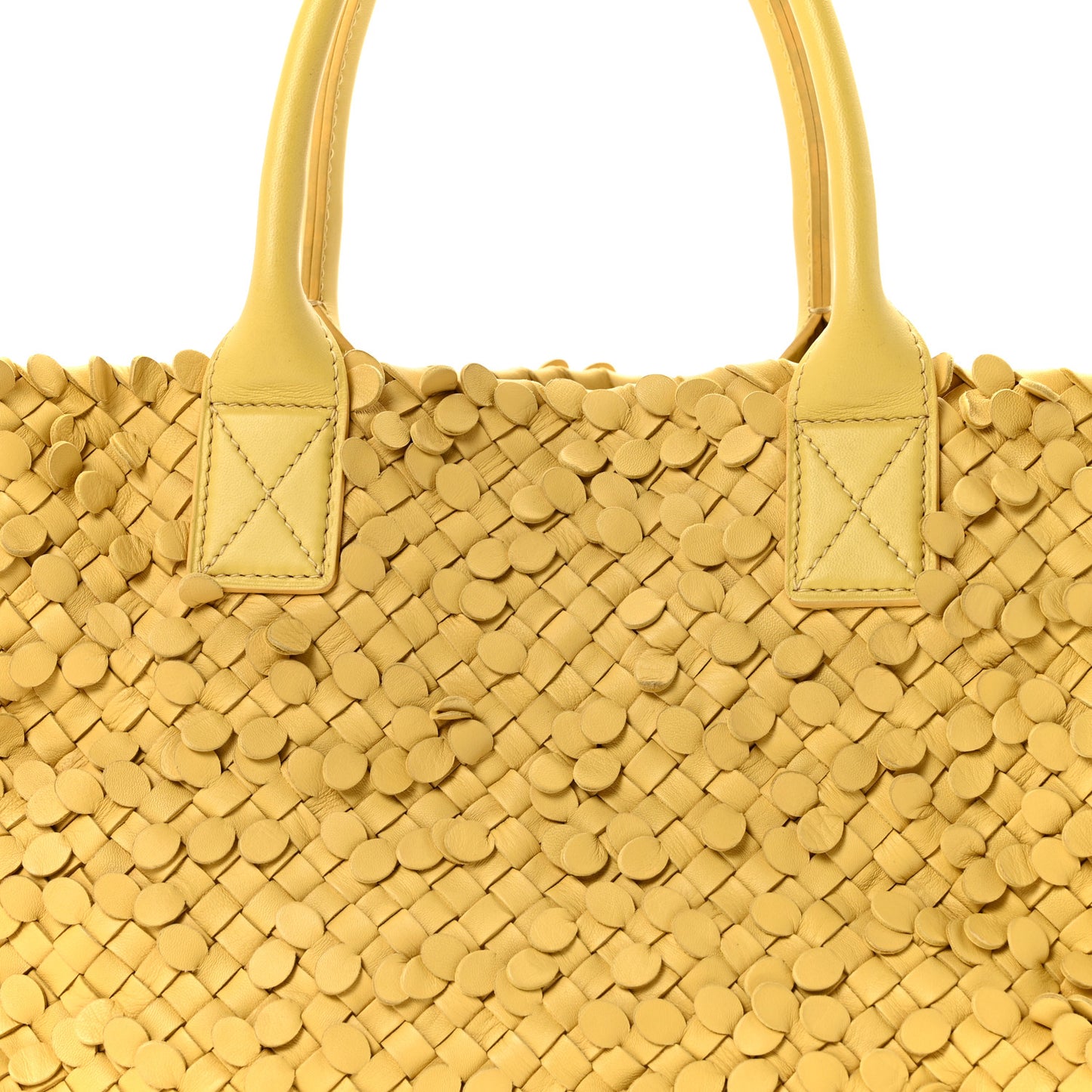 Nappa Intrecciato Medium Paillettes Cabat Poussin