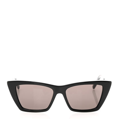 Saint Laurent Acetate Mica Cat Eye Sunglasses SL 276 Black 2 of 7