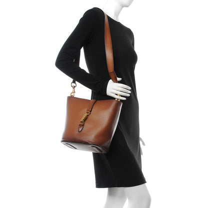 Gucci Soft Calfskin Small Jackie Bucket Bag Brown 2 of 11