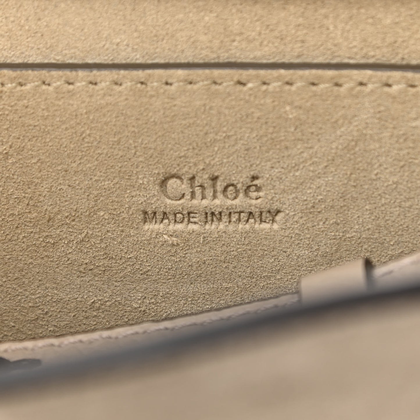 Calfskin Suede Small Pixie Bag Motty Grey