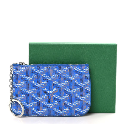 Goyard Goyardine Nano Senat Key Pouch Blue 9 of 9