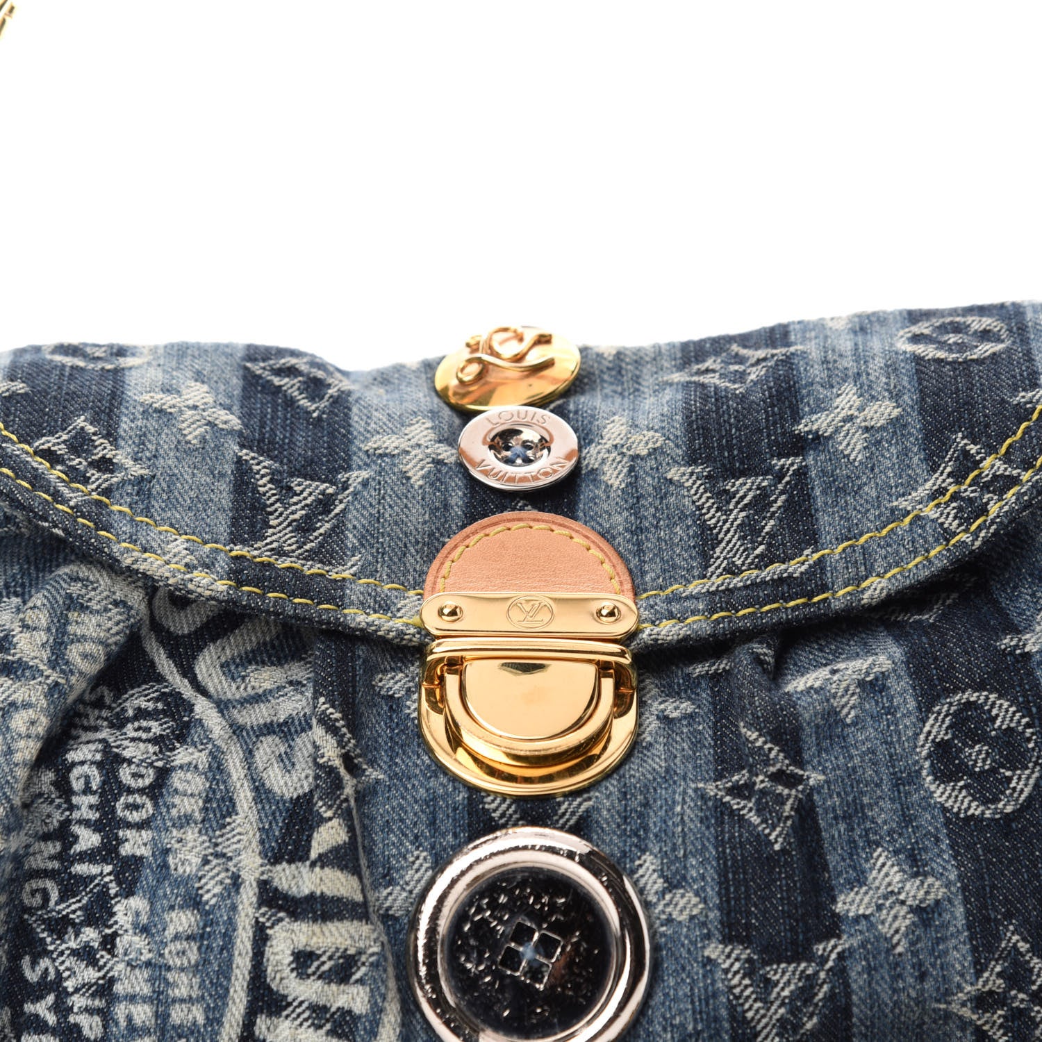 Louis Vuitton Denim Raye Judy Blame Mini Pleaty 11 of 12