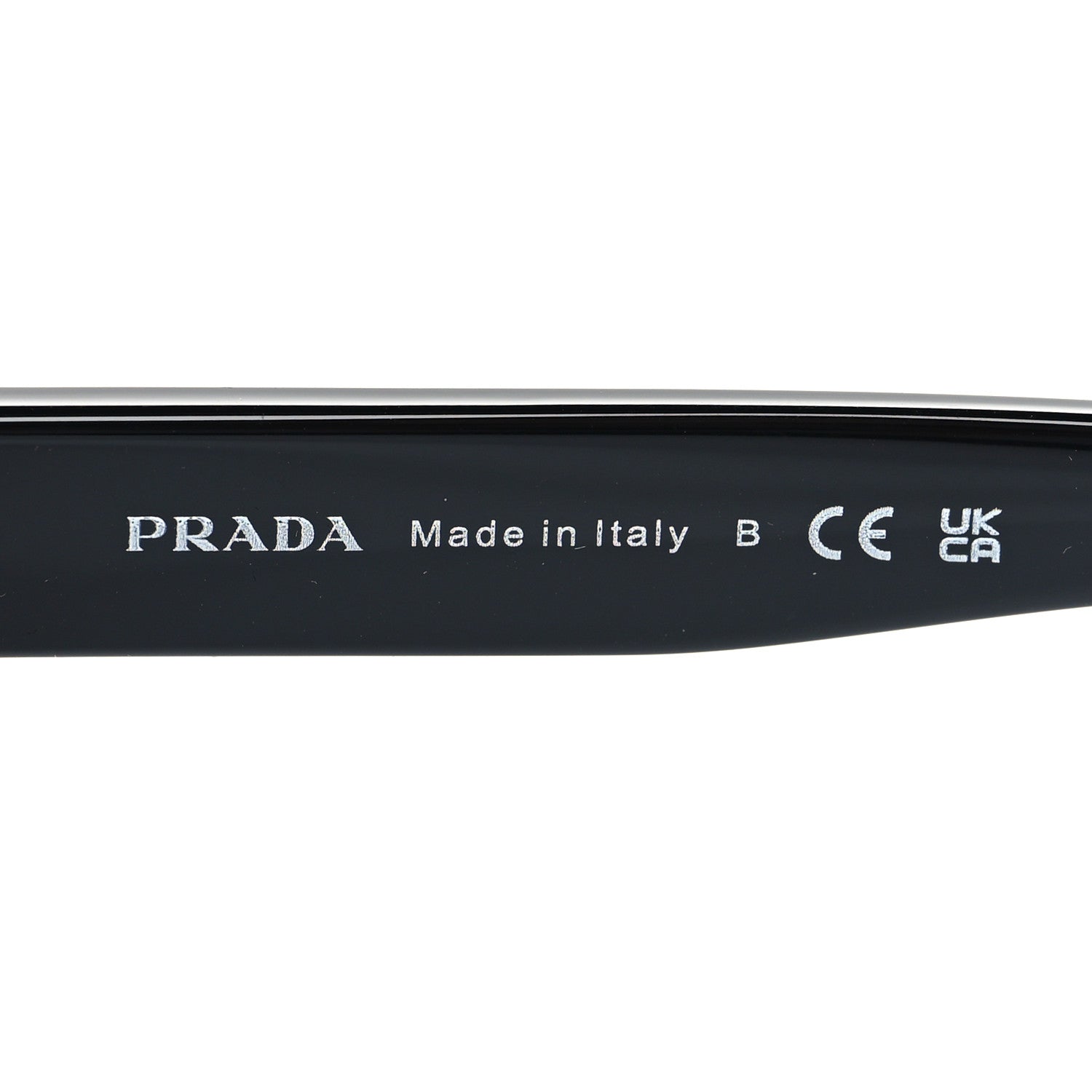 Prada Acetate Sunglasses SPR 16X-F Black 5 of 7