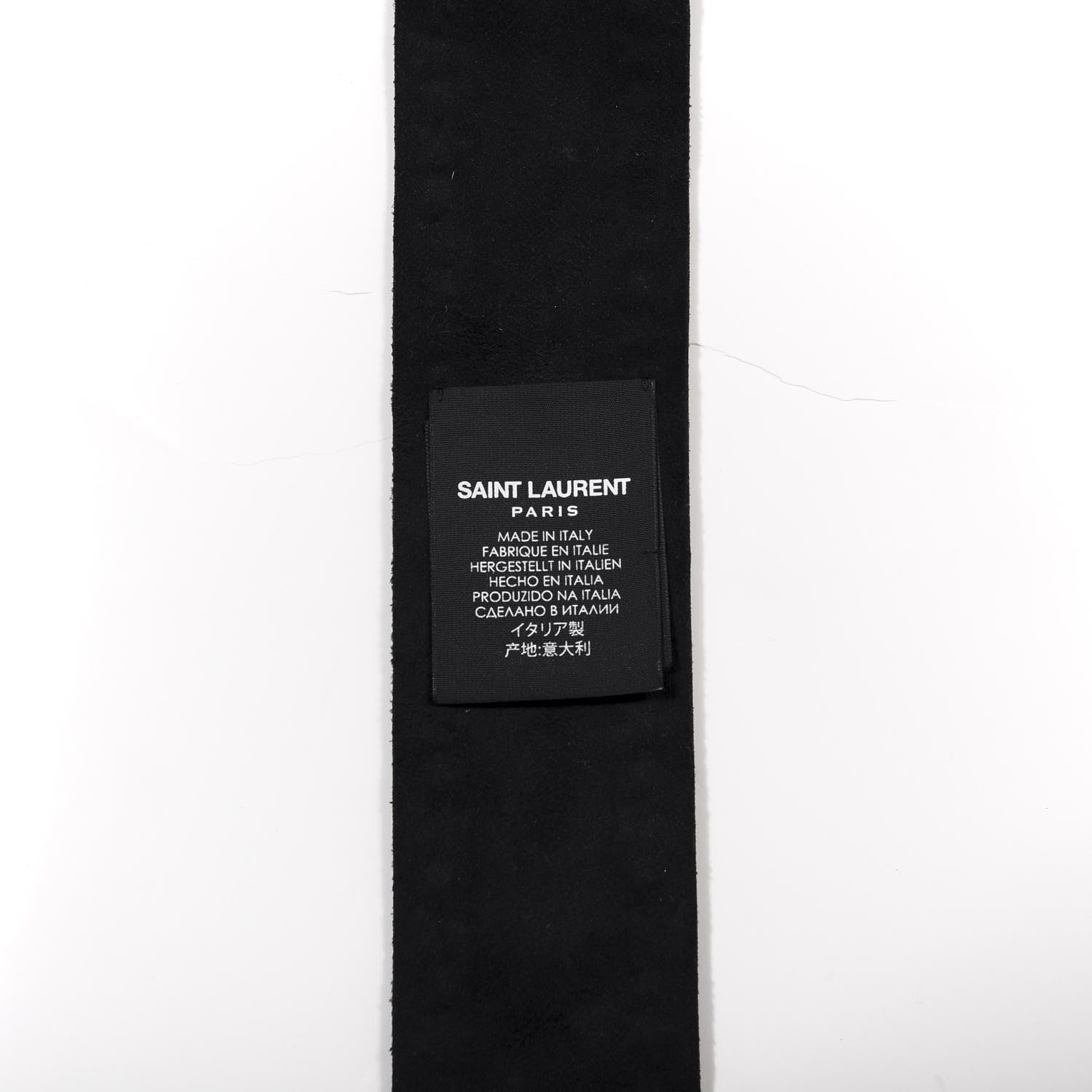 Saint Laurent Suede Studded Star Choker Black 3 of 3