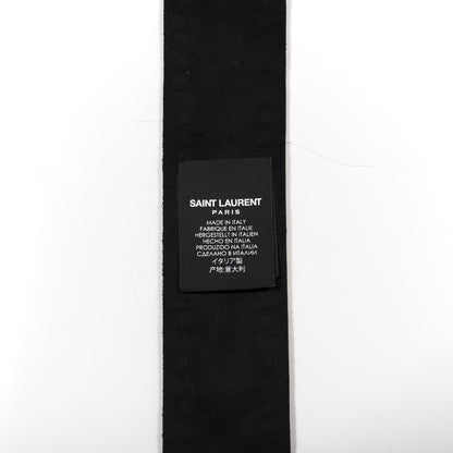 Saint Laurent Suede Studded Star Choker Black 3 of 3