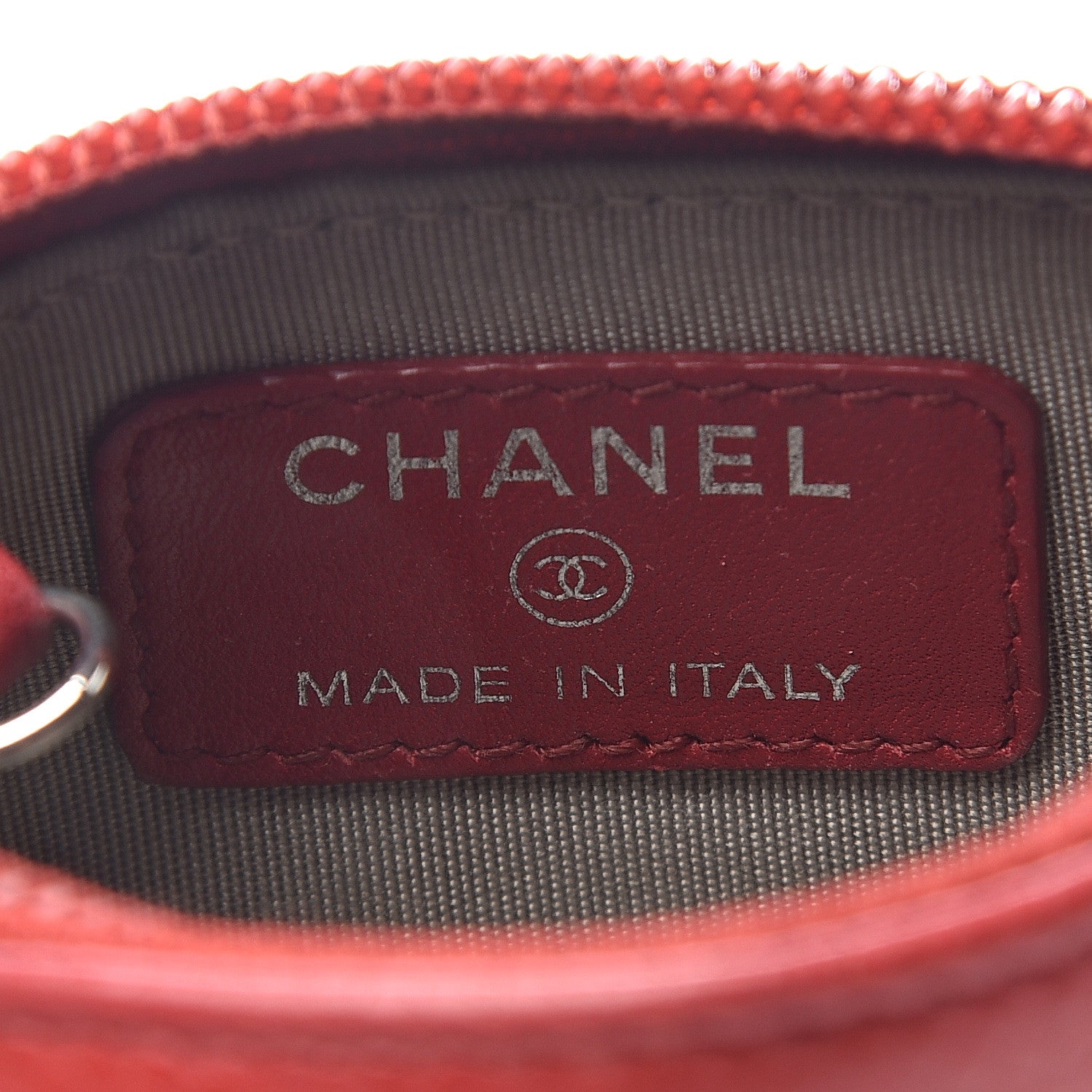 Chanel Caviar Timeless CC Key Holder Red 5 of 7