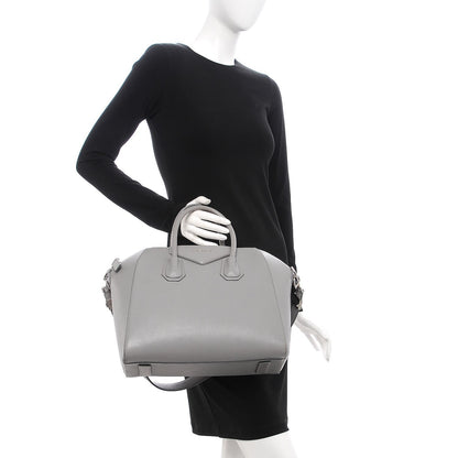 Givenchy Sugar Goatskin Medium Antigona Pearl Grey 2 of 14