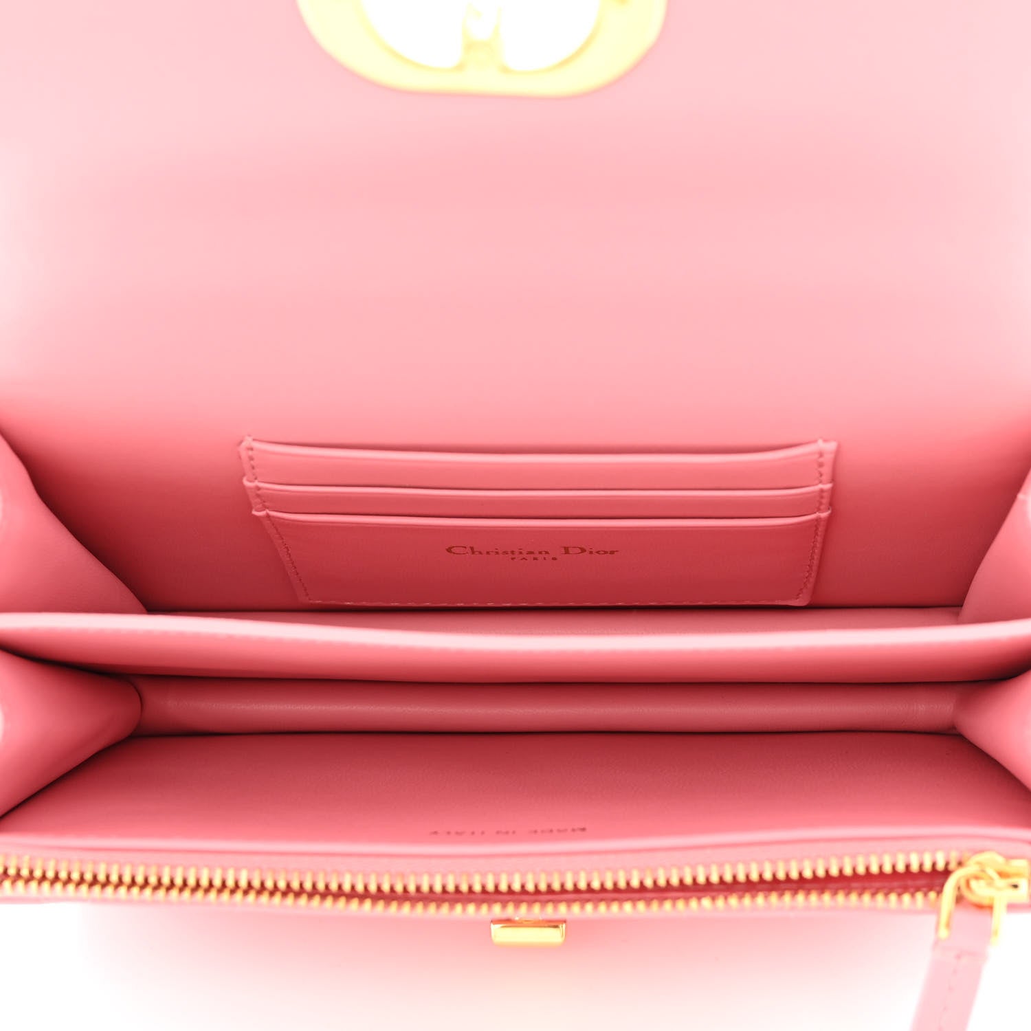 Christian Dior Lambskin Macrocannage Mini Miss Caro Bag Pink