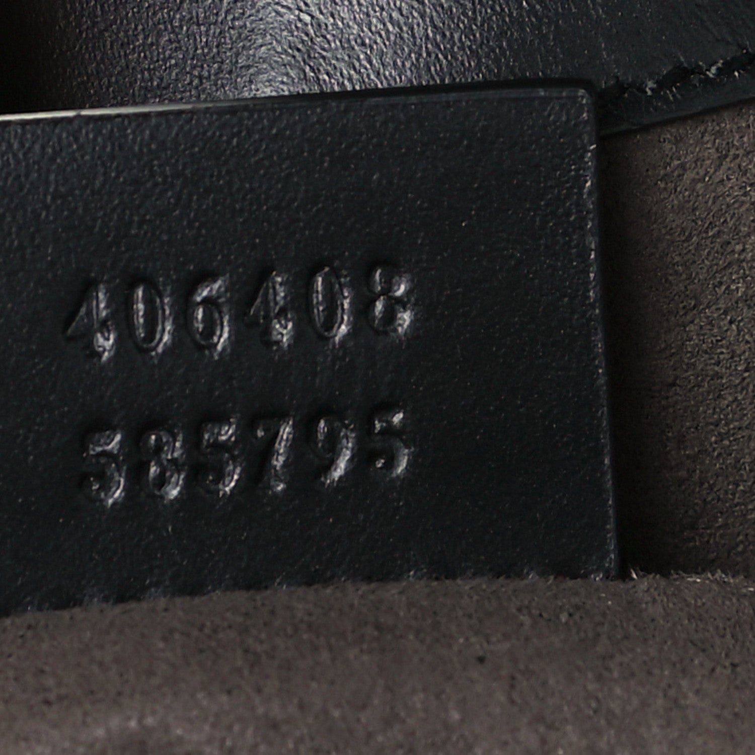 Gucci Guccissima Signature Medium Flat Messenger Bag Black 7 of 11