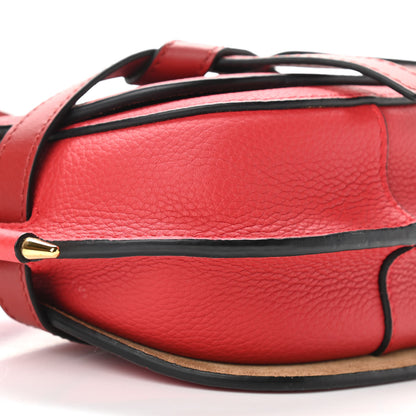 Loewe Grained Calfskin Mini Gate Crossbody Bag Scarlet Burnt Red 5 of 9