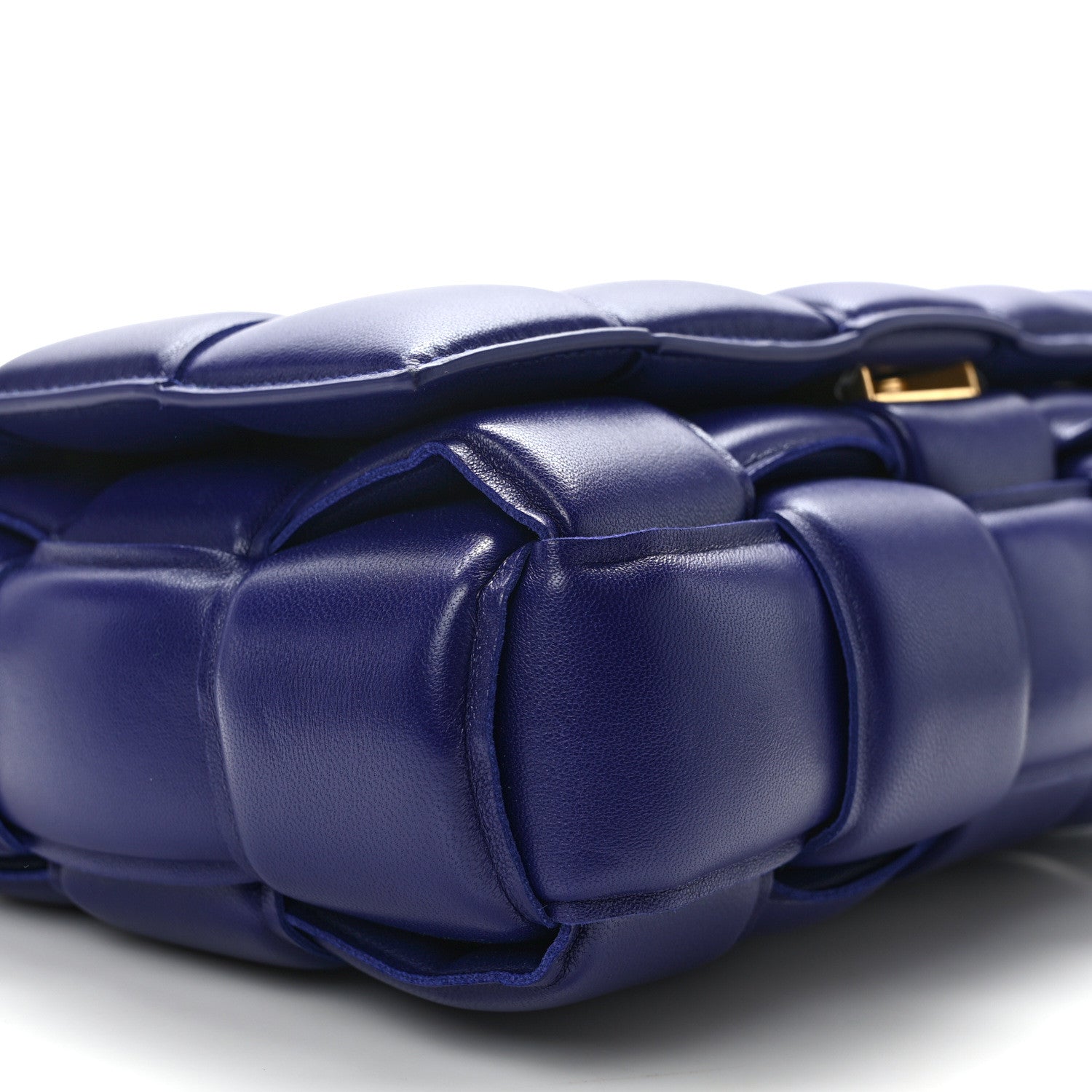 Bottega Veneta Lambskin Maxi Intrecciato Padded Chain Cassette Crossbody Bag Unicorn 7 of 11