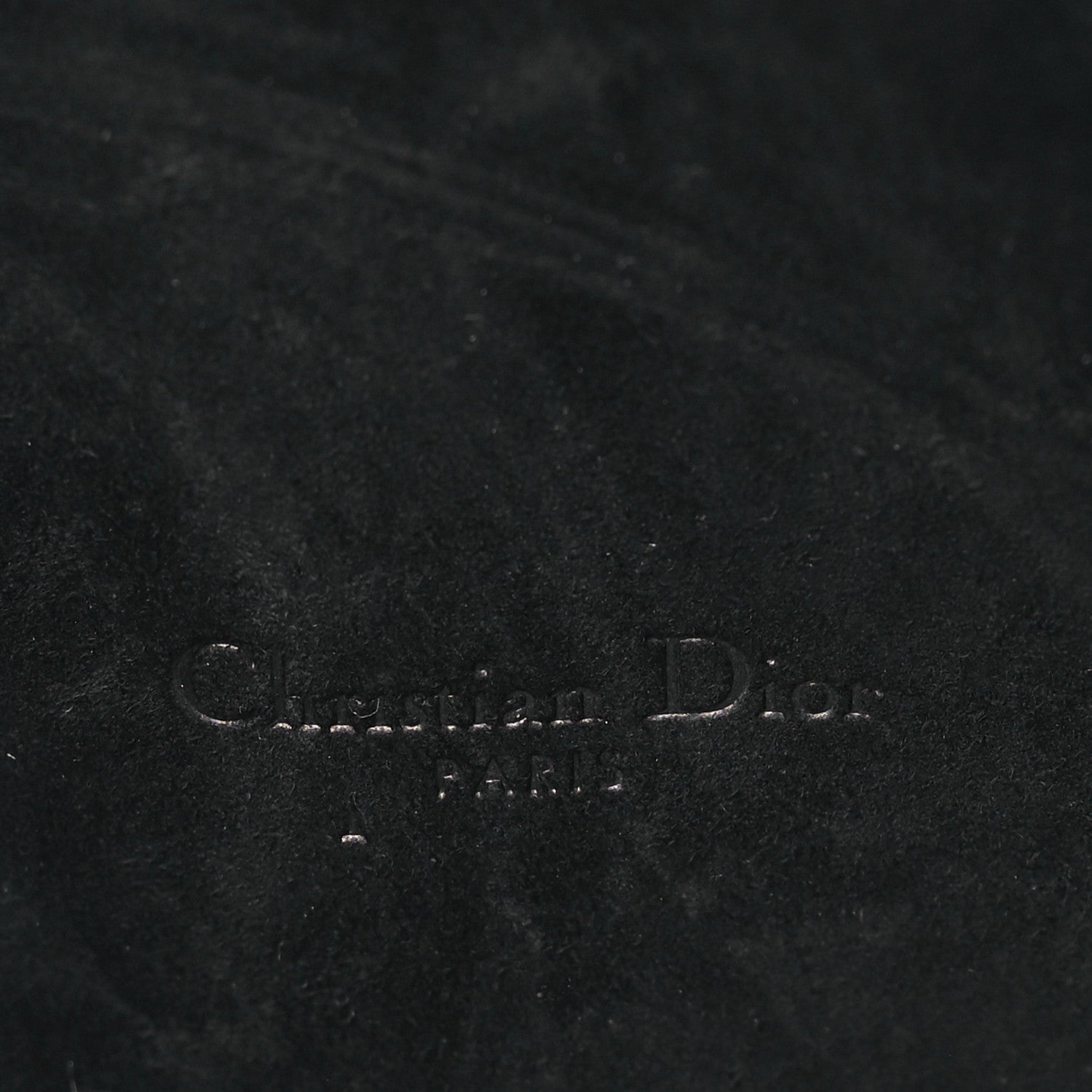Christian Dior Grained Calfskin Caro Double Pouch Black 6 of 9