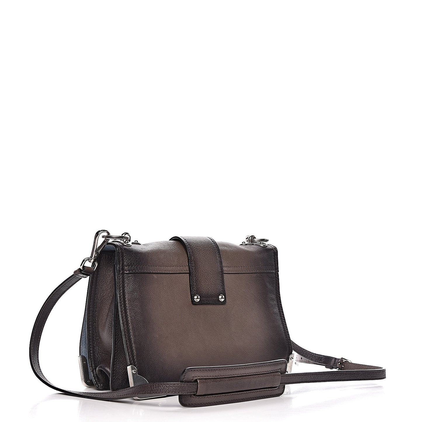 Glace Calfskin Sfumata Cahier Bag Argilla Astrale
