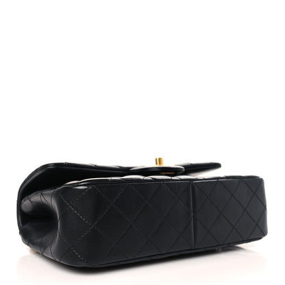Chanel Lambskin Quilted Small Sweet Camellia Flap Black 4 of 9