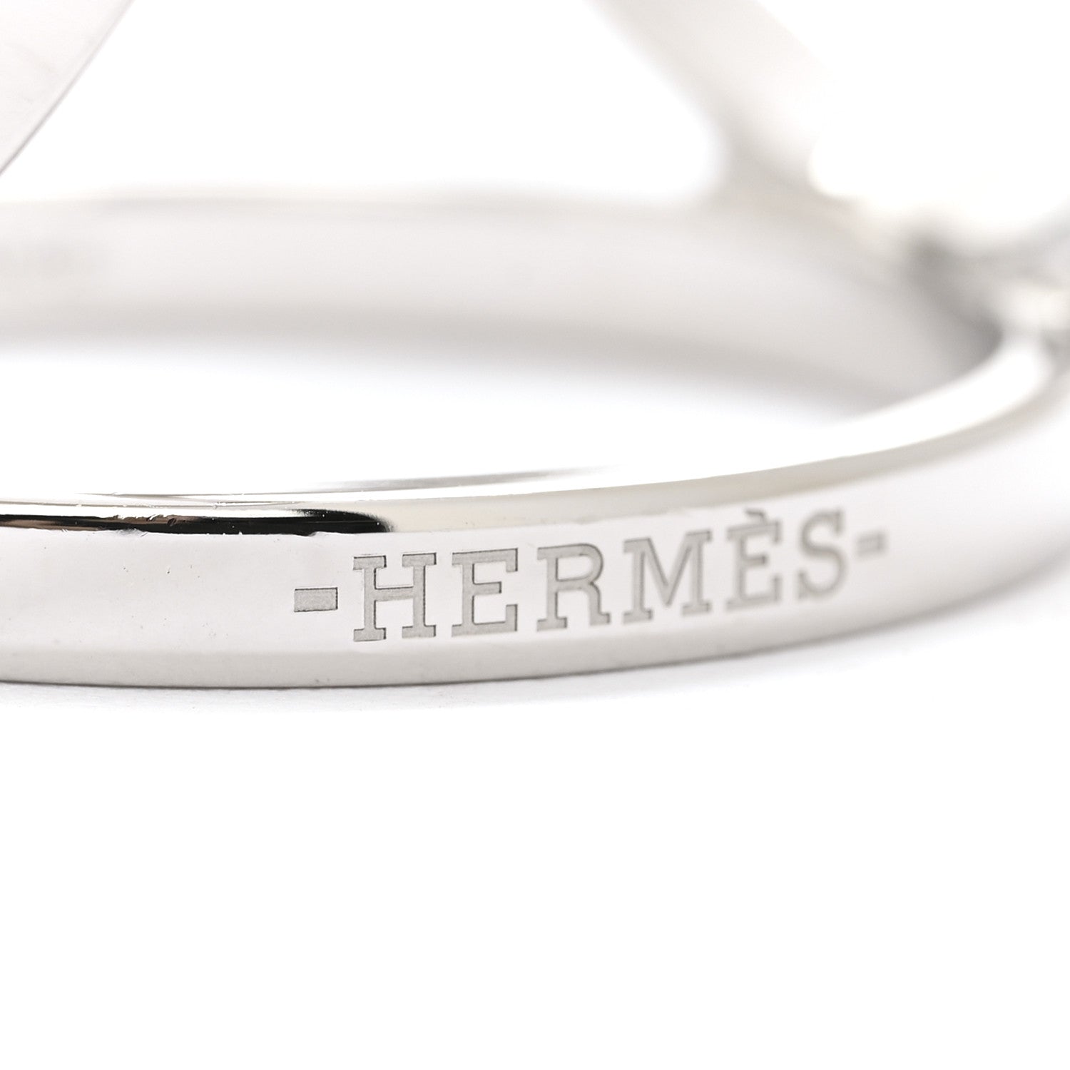 Hermes Palladium Trio Scarf Ring 3 of 5