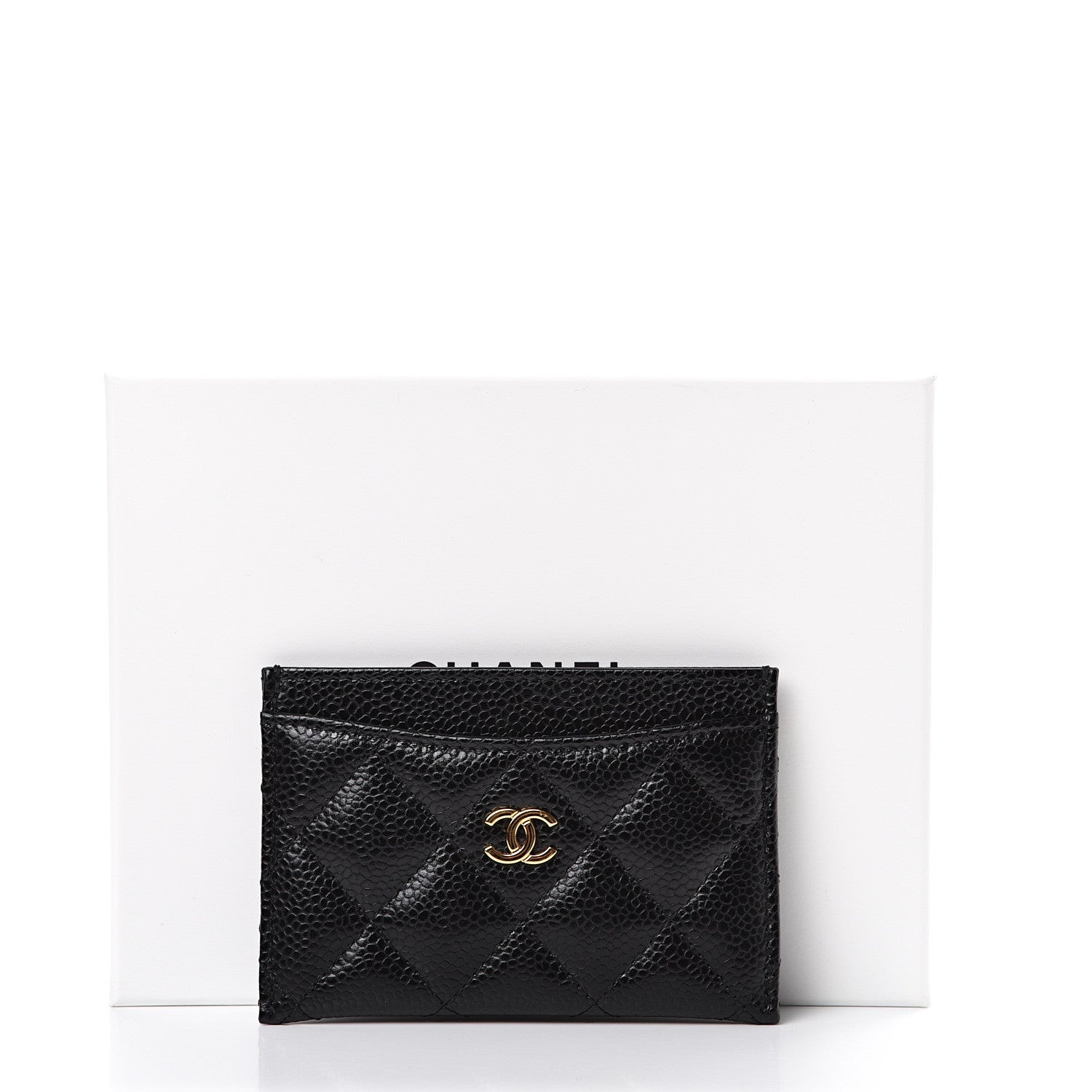 Chanel Caviar Quilted Card Holder Black 8 of 8