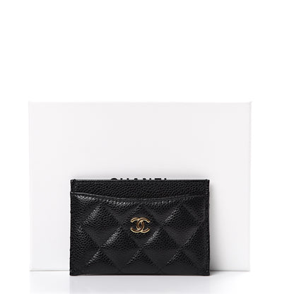 Chanel Caviar Quilted Card Holder Black 8 of 8